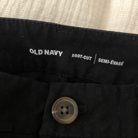 BLACK BOOT CUT PANTS - Picture 2 of 5